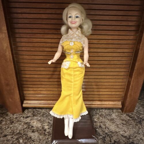 Vintage 1978 Dolly Parton Eegee Goldberger Doll size 12" w/ Barbie Dress & Boots