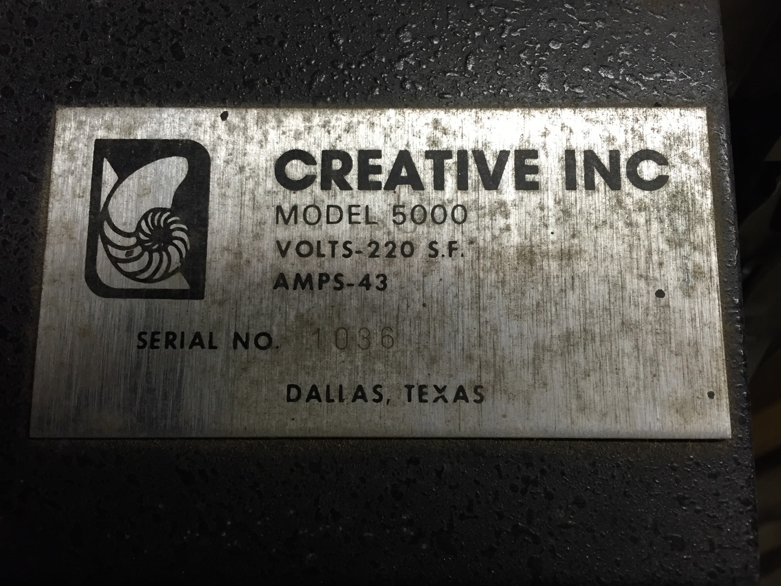 Creative Inc 5000 Vacuum Forming Sign Machine eBay