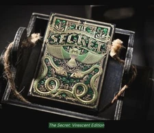 SEALED - The Secret Deck of  Playing Cards Virescent Edition #579/2000