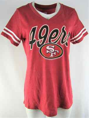 #ad #ad San Francisco 49ers NFL Team Apparel Women#x27;s Graphic T Shirt Multiple Styles $15.99