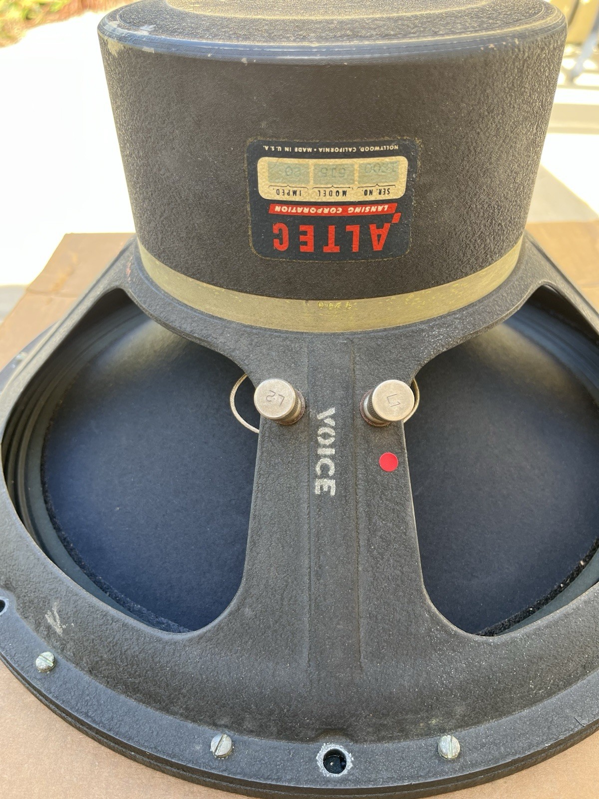Altec 515 vintage audio equipment - eBay listing photo 1