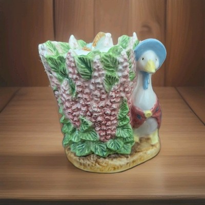 Rare Border Fine Arts Jemima Puddle Duck Pot Beatrix Potter Enesco 803863