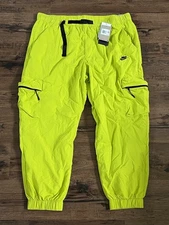 Nike Tech Pack Woven Cargo Pants ‘Volt Black’ (size mens XXL)