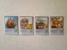 Macau - Landscape Beauty Art Painting Stamps MNH , Set of 4
