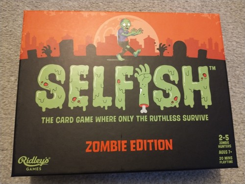 Selfish Zombie Edition Board Game (Complete) - Picture 1 of 3
