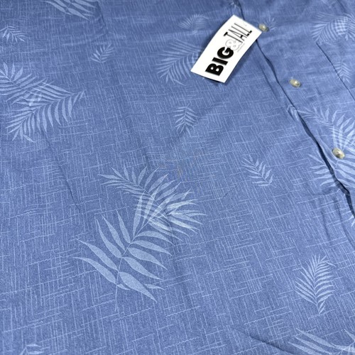 Pierre Cardin Men’s Hawaiin Rayon Button Down Pocket Shirt 2XLT Beach Tropical - Picture 2 of 5