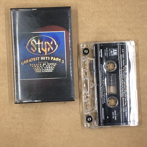 STYX Cassette Tape 80s Rock Pop GREATEST HITS PART 2 BOAT ON THE RIVER DEYOUNG - Picture 1 of 7