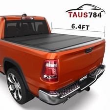 6.4ft Low-profile Hard Tri-fold Tonneau Cover For 2010- 2026 Ram 2500 3500 Truck