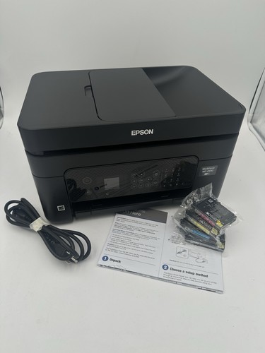 Epson WorkForce WF-2930 Inkjet 4 in 1 Printer-Works Great Good Ink With Box!! - Picture 2 of 5
