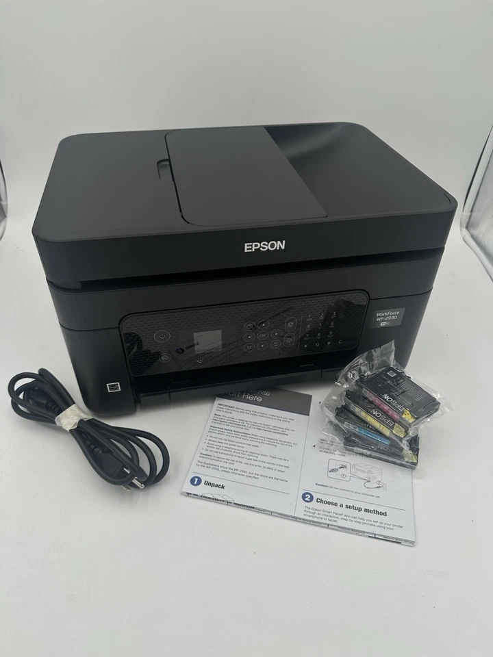 Epson WorkForce WF-2930 Inkjet 4 in 1 Printer-Works Great Good Ink With Box!! - Image 2 of 4