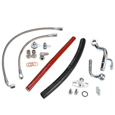 Turbo Oil Water Line Gen 3 EA888 AUDI VW GTI MK7 GOLF R  w/ G series G30 G35