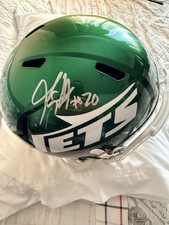 Breece Hall New YorkJets Autographed 2024 Speed Replica Helmet