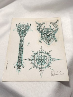 Wayne England Original Art - Dungeons & Dragons D&D Signed Warhammer