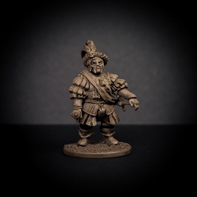Knucklebones Miniatures Rabalder Mercenary Captain X1 32mm Frostgrave D&D