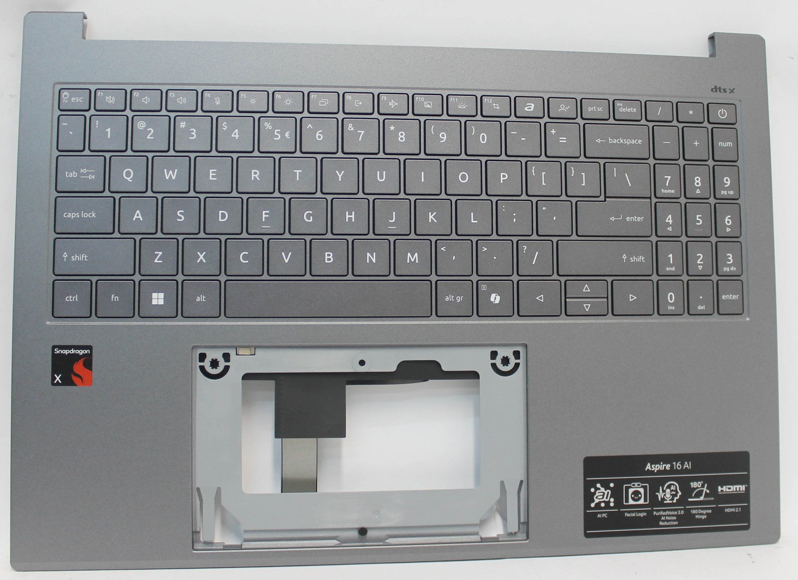 6B.JLNN2.001 Acer Aspire 16 A16-11MT Palmrest Keyboard US To