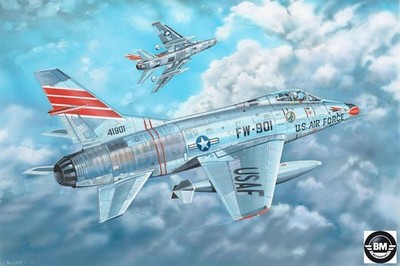 Trumpeter North American F-100C Super Sabre 1:32 Bausatz Kit 03221 Flugzeug