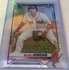 2021 Bowman Chrome Prospects Mega Box Mojo Refractor Blaze Jordan #BCP-71