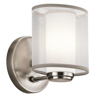 Nickel Klassisch Wandleuchte Leuchter 1X40W/G9 13,3X14,6X16,5 [Cm]