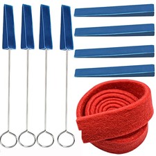 Piano Tuning Mute Kit Wool Felt Mutes Temperament strip Rubber Mutes Set