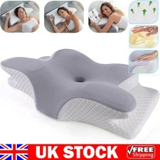Ergonomic Memory Foam Pillow For Cervical Neck Shoulder Orthopedic Pain Relief