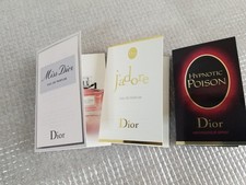 3x Miss Dior Jadore Poison Dior Parfume Samples Vials Spray 0.03oz/1ml