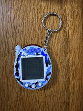 Tamagotchi Connection Blue Camo Print 2004 Bandai Tested Works - New Battery