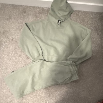 GAP Kids Green Solid 2-Piece Sweatsuit Set Hoodie & Pants XL Hooded