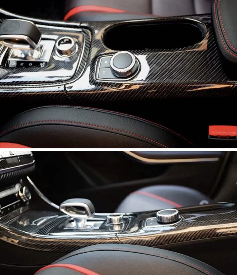 Carbon Fiber Car Interior Trim Set For Mercedes Benz CLA45 W117 A45 W176 GLA 156 - Image 4 of 4