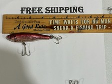 Vintage Bagley Finger Mullet H1S Color Bass Fishing Lure USED TACKLE BOX FIND