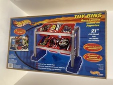 RARO 21” HOT WHEELS 2004 Almacenamiento Juguete Bin Organizador Hecho en EE. UU. OOP NUEVO SELLADO