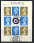 # NEW# GB 2008 RAF Uniforms Prestige booklet pane from DX42 used from FDC