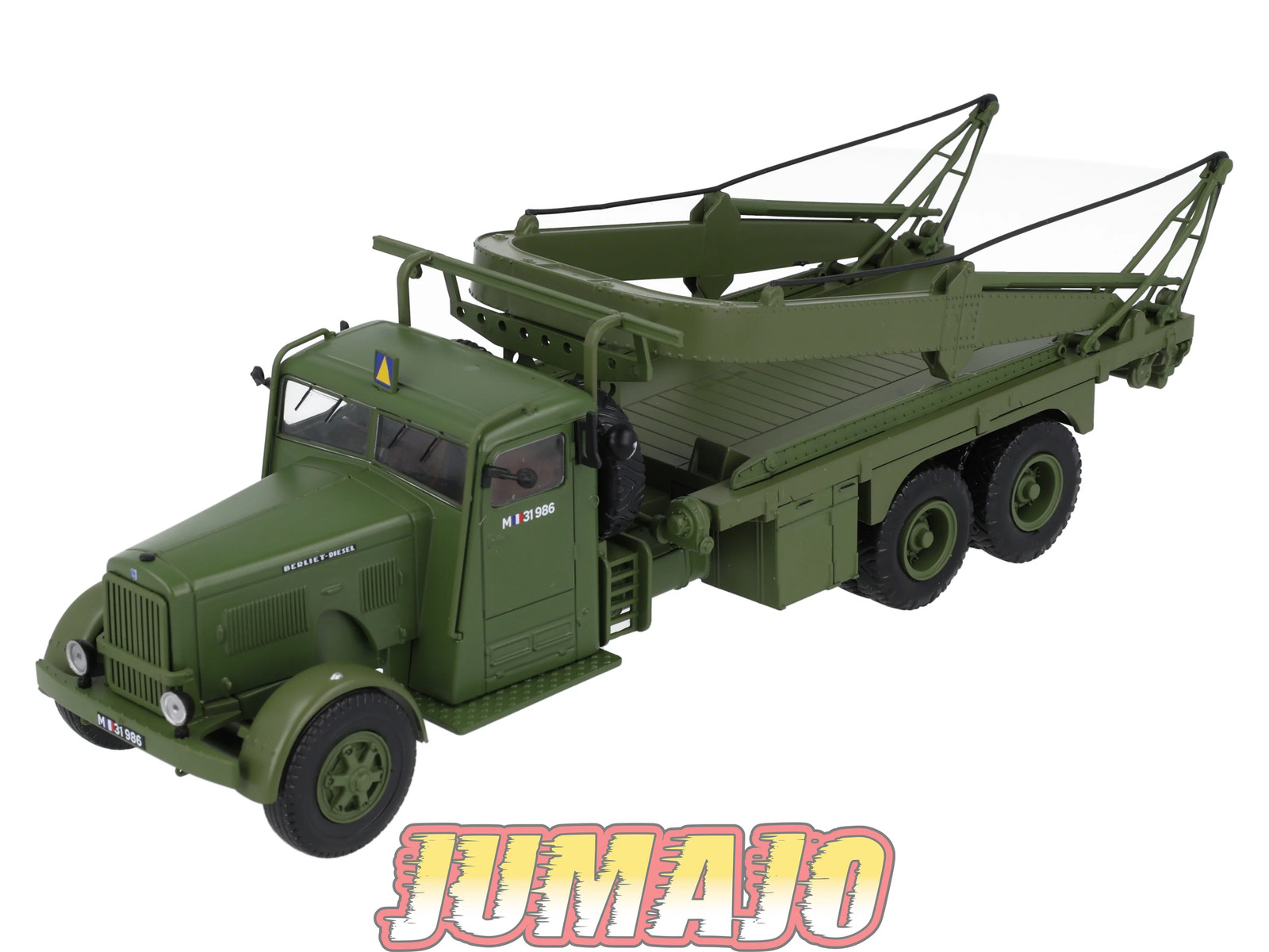 Camion miniature Berliet GPE 4 1940 IXO 1/43 pour diorama militaire historique