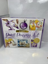 Hinkler Ultimate Paint Pouring Art Set With 24-page Booklet Pour Technique