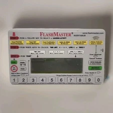 FlashMaster Math Tables Electronic Learning Tool MT1A - Tested