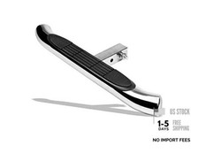 3" Round Class 4, 2" Receiver Tube Class 4 - 3" Hitch Step Bar - Polished