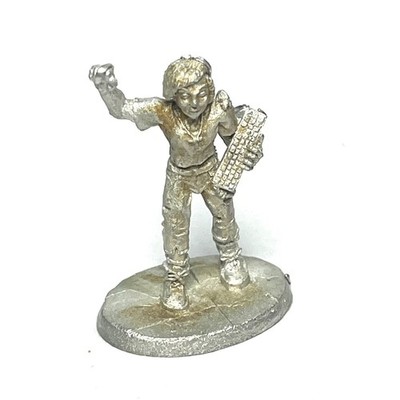 Ral Partha Shadowrun Metal Miniature Cyberpunk DS-103 Female Hacker OOP 90s 0063