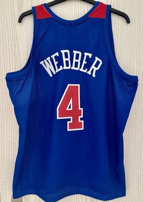 MITCHELL & NESS BULLETS CHRIS WEBER 2XL TRIKOT NBA Nike BASKETBALL JERSEY OG 90s