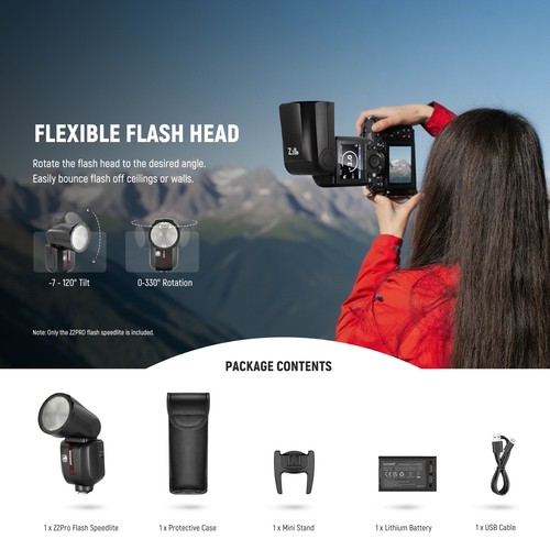 NEEWER Z2PRO-SD Flash for Sony, 76Ws HSS, 3000mAh, Godox Sync - Picture 8 of 8