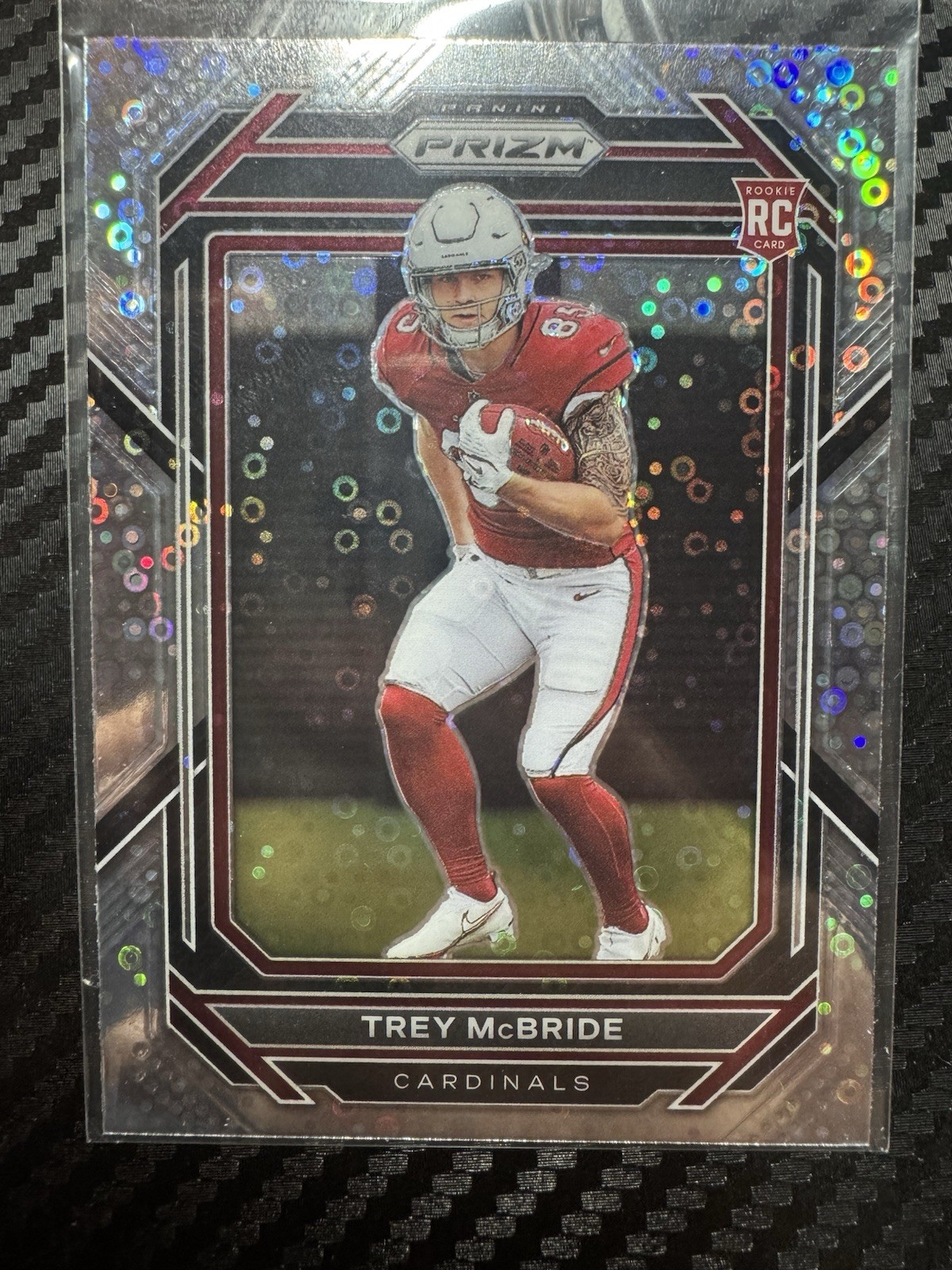 2022 Panini Prizm Trey McBride No Huddle Prizm RC #327