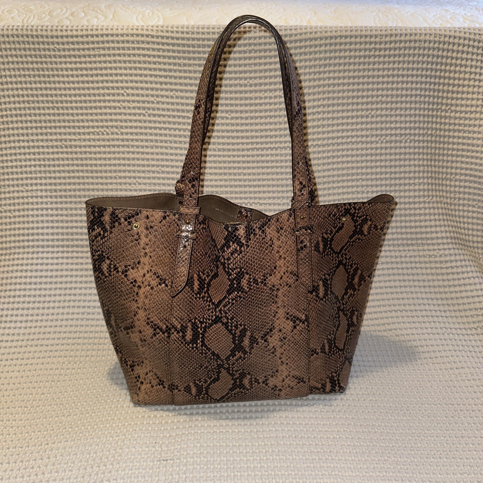 Ann Taylor Python Tote ￼ - image 1