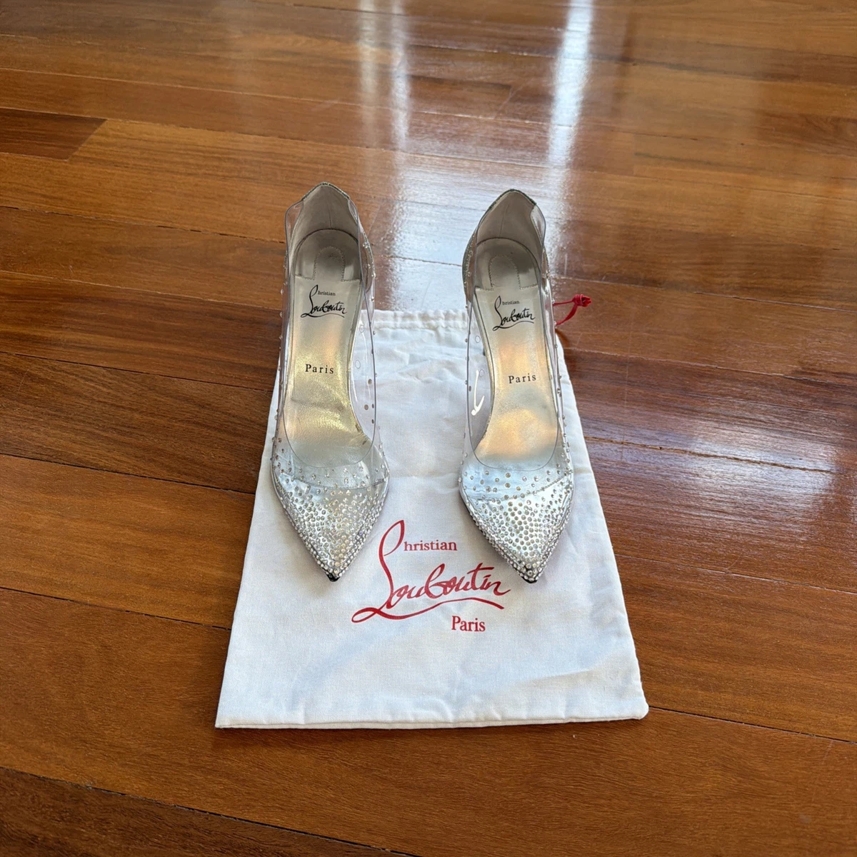 Christian Louboutin Silver Stiletto Heels for Women for sale | eBay