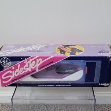 General Electric Sidestep Stranger Things AM/FM Cassette Player Complete Purple