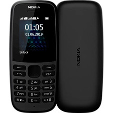 Nokia 105 Unlocked 4th Edition Brand New Dual Sim Black Colour