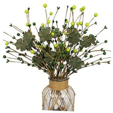 12 PCs St Patricks Day Florals 17 Inches Shamrock Picks Green St Patrick Day