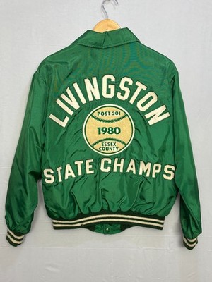 Hewitt Baseball Varsity Jacket Mens American Legion 1980 Champs Livingston NJ
