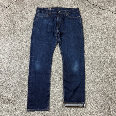 Levis Made and Crafted 511 Jeans Mens 36 Blue Slim Japanese Selvage Big E Indigo