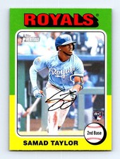 #317 2024 Topps Heritage Samad Taylor RC Kansas City Royals