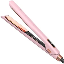 Professional Flat Iron Hair Straightener and Curler 2 in 1, Titanium Flat Iro...