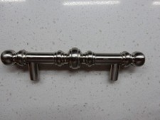 Cabinet Pulls, 3 Center, Schrankgriff, With Screws, Brushed Nickle, Lot Of 61