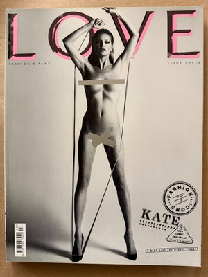 LOVE magazine #3 - Fashion Icons - S/S 2010 - Kate Moss
